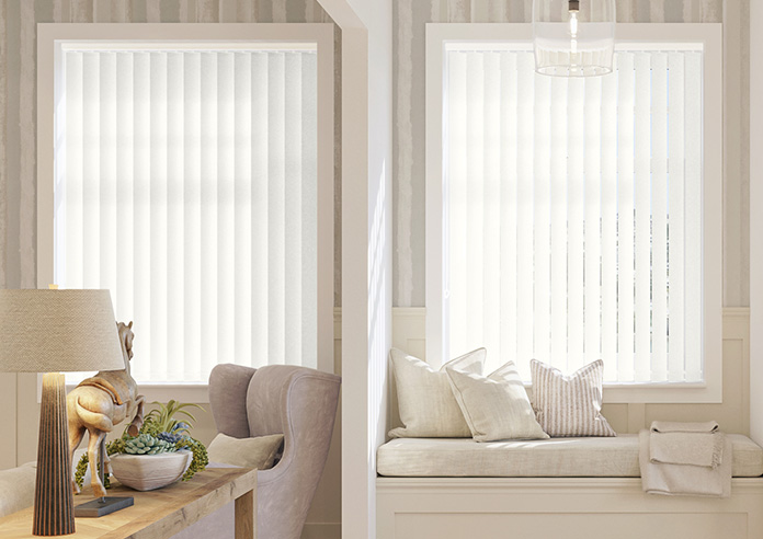 Hanoi, Ice White - Vertical Blind - Image 3